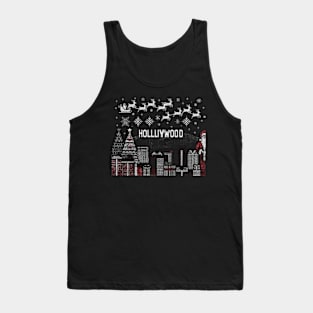 Christmas Cities Holywood Tank Top